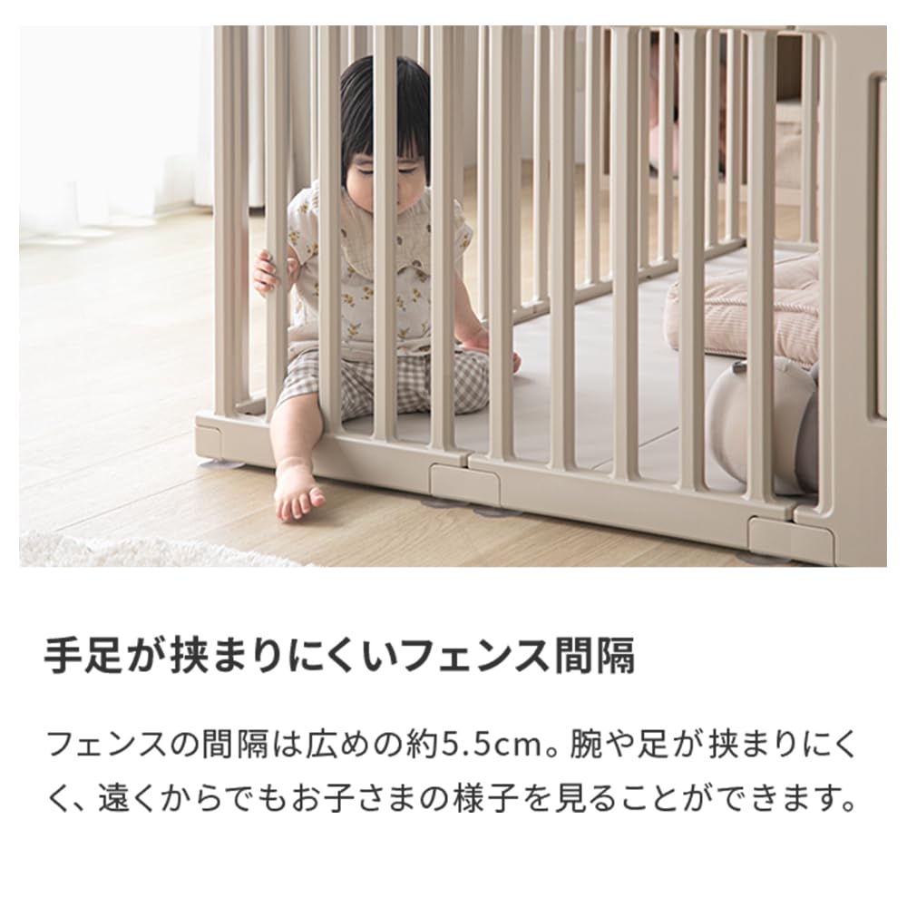 Amazon.co.jp: モダンデコ ベビーサークル ドア付き ドアロック機能 Amazon.co.jp: モダンデコ ベビーサークル ドア付き ドアロック機能
